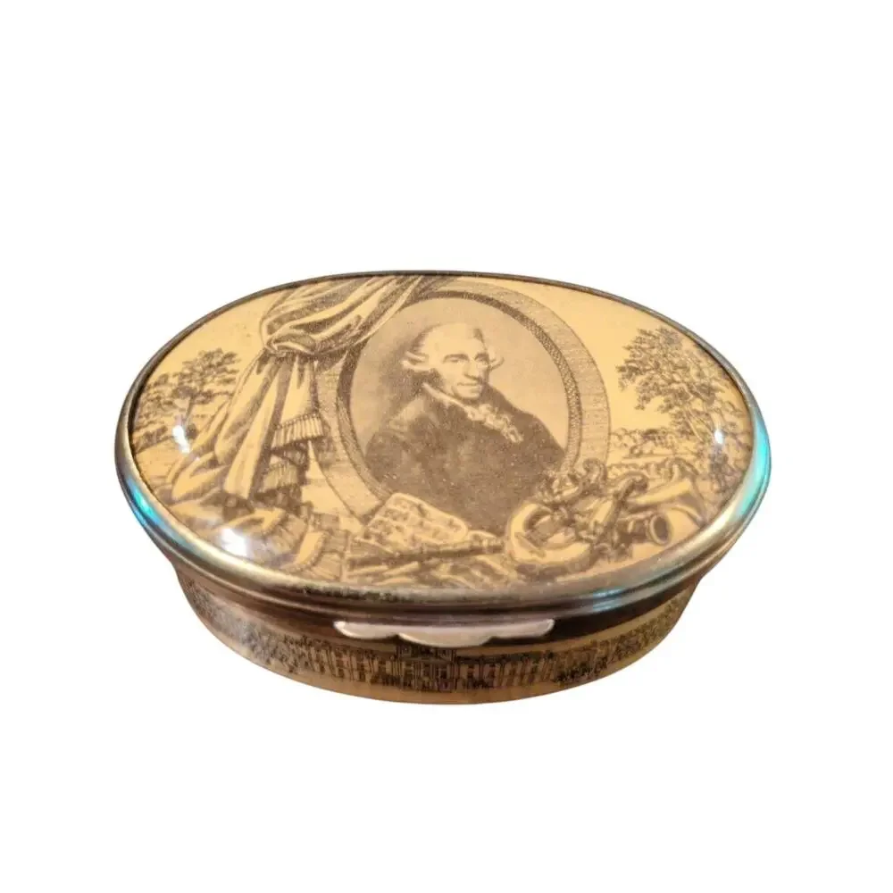 Halcyon Days Enamel Box Joseph Haydn Ltd Ed # 418 Great Composer Trinket Pill